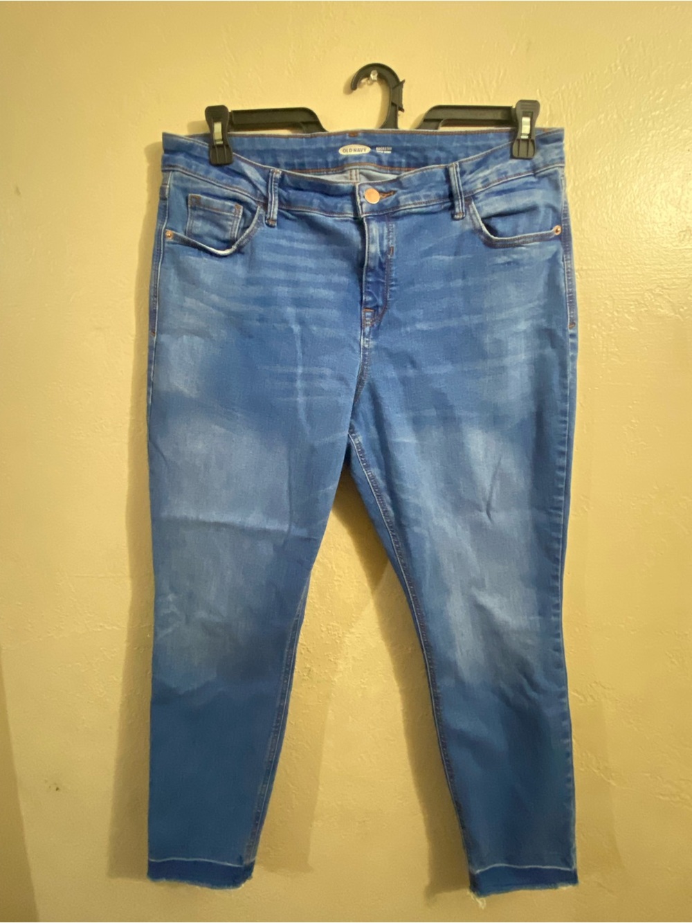 Old Navy Rockstar Super Skinny Jean blue washed